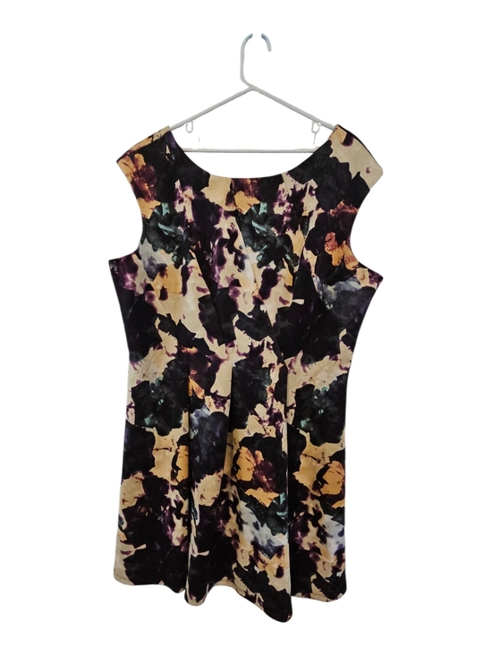 Julian Taylor Dresses & Skirts - Julian Taylor Size 22W Floral Abstract Dress A-Line Multi-Color Sleeveless